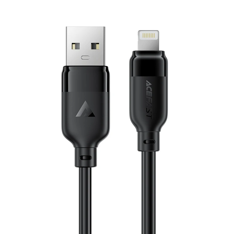 کابل شارژ Lightning به USB به طول 1.2M و توان 2.4A مدل AceFast C16-02 (نسخه اورجینال + گارانتی شرکتی)