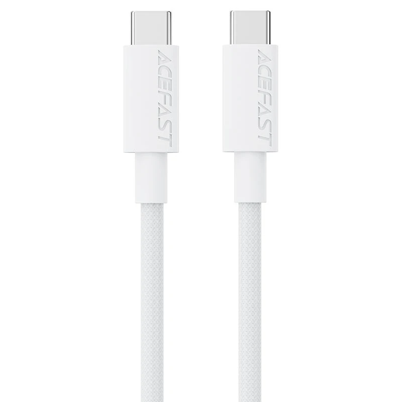 کابل کنفی فست شارژ USB-C به USB-C به طول 1.2M و توان 60W مدل AceFast C18-03 (نسخه اورجینال + گارانتی شرکتی)