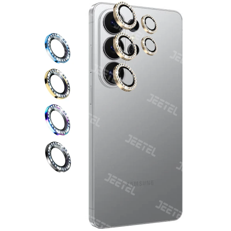 گلس لنز رینگی Samsung Galaxy S26 Ultra مدل نگین دار دیاموند