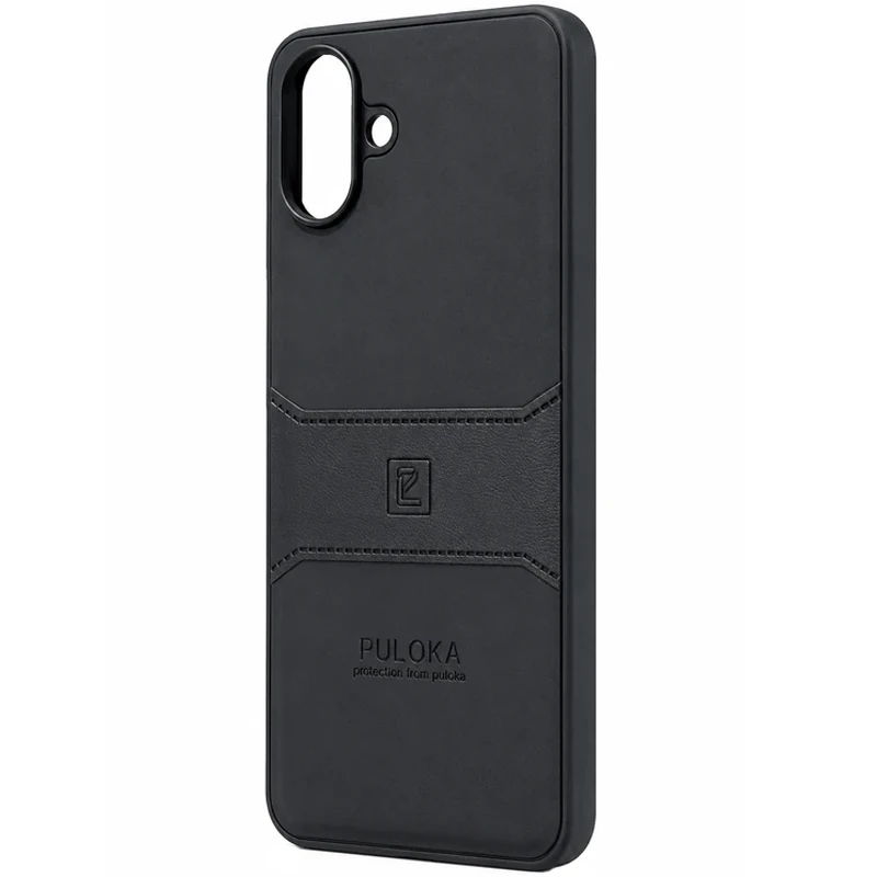 کاور چرمی مدل Puloka Next مناسب برای گوشی Samsung Galaxy A07 (مشکی)