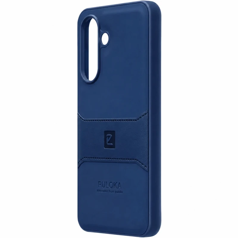 کاور چرمی مدل Puloka Next مناسب برای گوشی Samsung Galaxy A17 (سورمه‌ای)