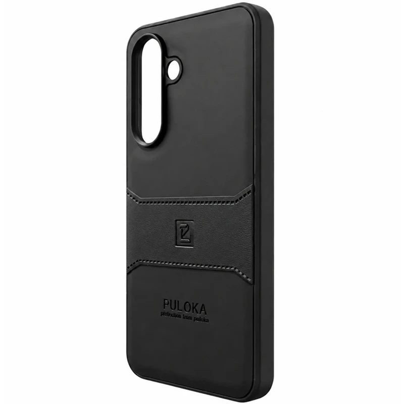 کاور چرمی مدل Puloka Next مناسب برای گوشی Samsung Galaxy A17 (مشکی)