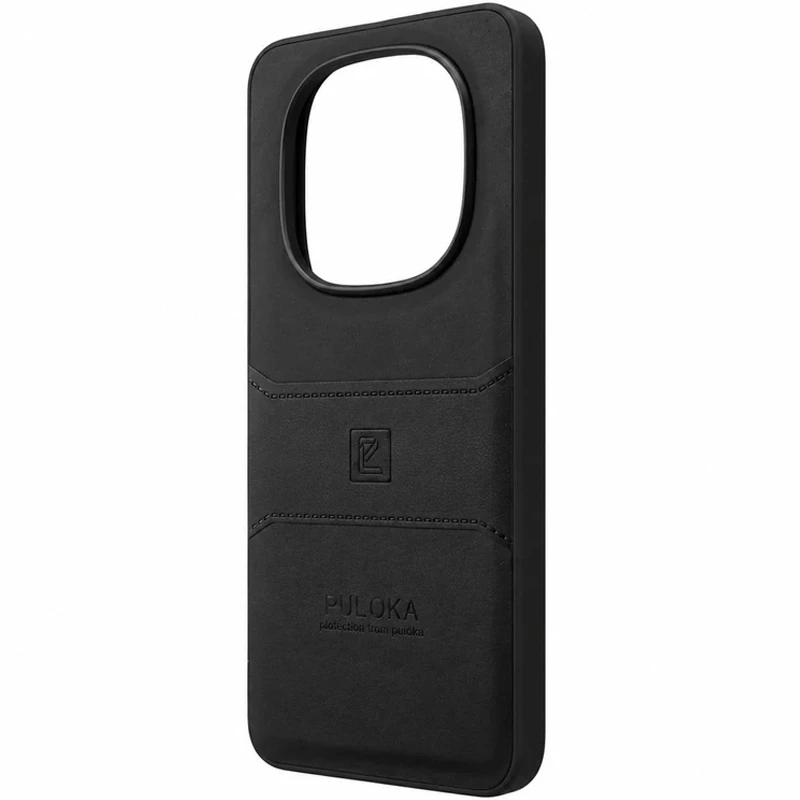 کاور چرمی مدل Puloka Next مناسب برای گوشی Xiaomi Redmi Note 14 Pro 4G (مشکی)