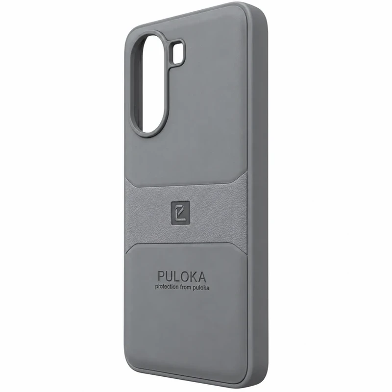 کاور چرمی مدل Puloka Next مناسب برای گوشی Xiaomi Poco X7 Pro (خاکستری)