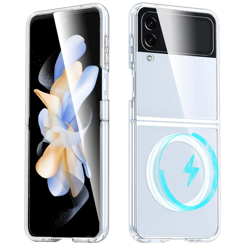 قاب گوشی مگ سیف شفاف مناسب برای Samsung Galaxy Z Flip4