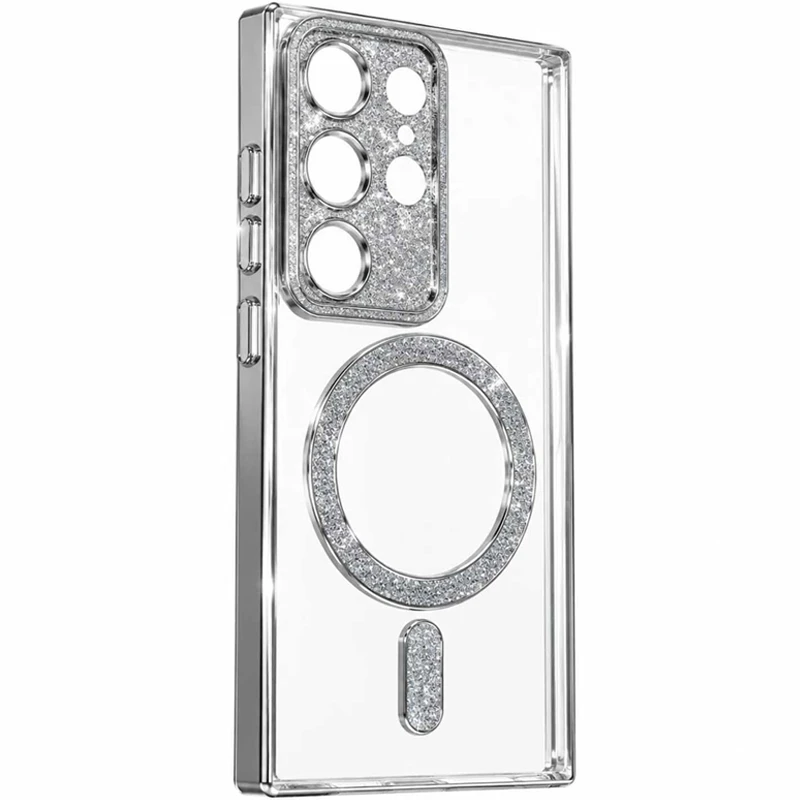 قاب گوشی طرح Swarovski مناسب برای Samsung Galaxy S24 Ultra (نقره ای)