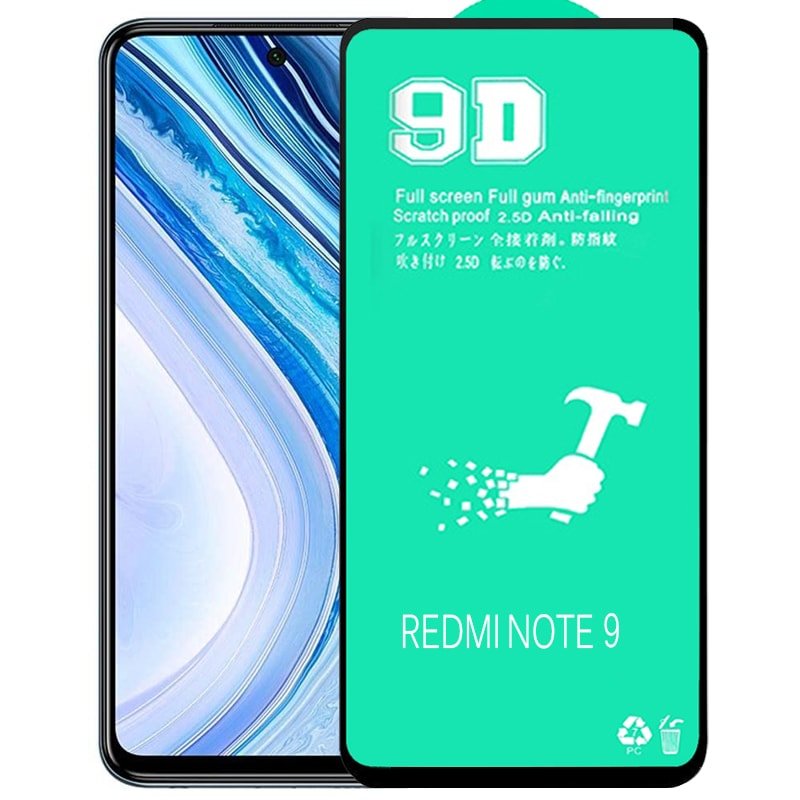 گلس سرامیکی Xiaomi Redmi Note 9 نانو 9D اورجینال برند آرمور