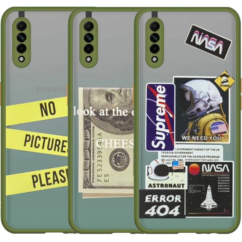 قاب گوشی طرحدار SAMSUNG Galaxy A30S مدل پشت مات محافظ لنزدار سری آوان گارد