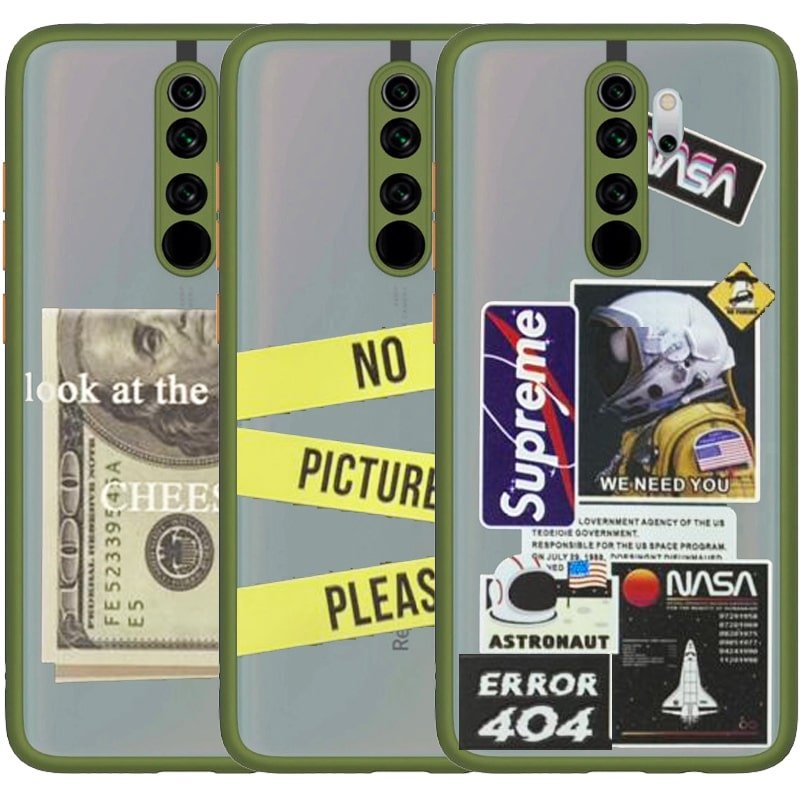 کاور فانتزی هیبریدی مناسب برای گوشی Xiaomi Redmi Note 8 Pro مدل پشت مات محافظ لنزدار سری طرحدار پسرانه