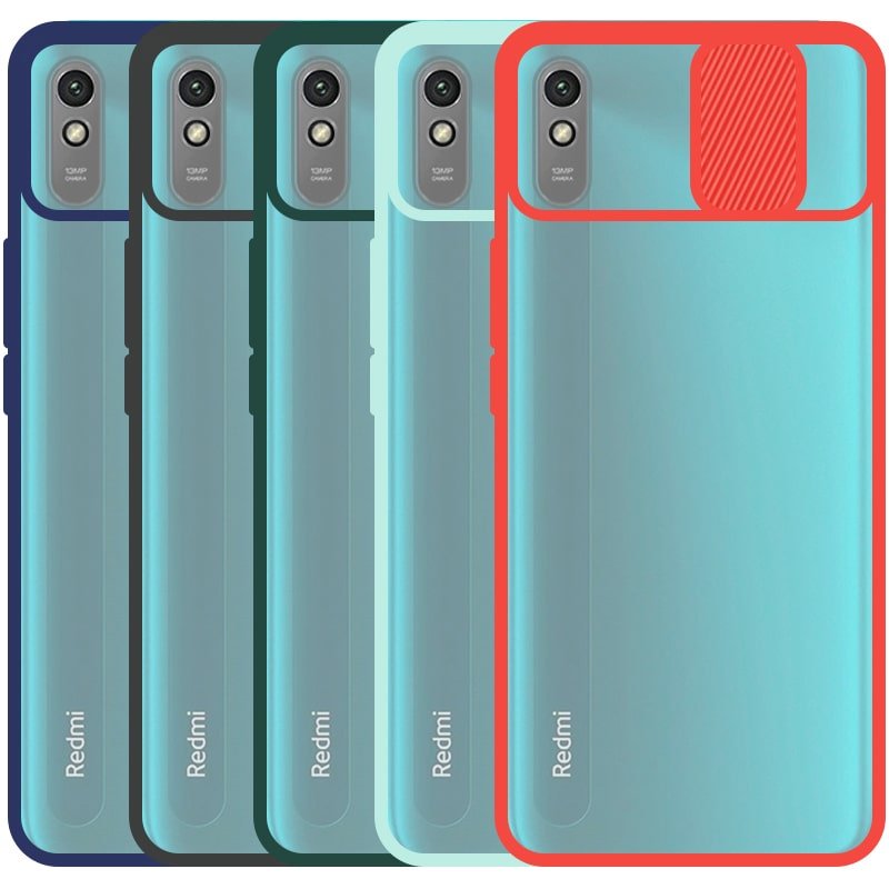 قاب محافظ مناسب برای گوشی Xiaomi Redmi 9A / 9AT مدل ماکرو شیلد محافظ لنزدار طرح پشت مات