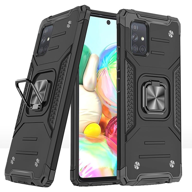 قاب اورجینال گوشی مناسب برای Samsung Galaxy A51 طرح دیفندر آرمور به همراه رینگ استند مگنتی مدل Ranger Phone