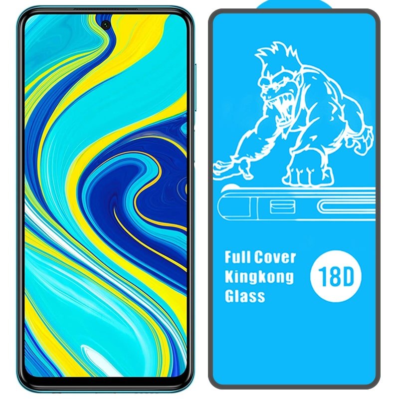 گلس ایربگ دار محافظ صفحه نمایش مناسب برای گوشی Xiaomi Redmi Note 9 Pro مدل King Kong از برند آرمور گلس