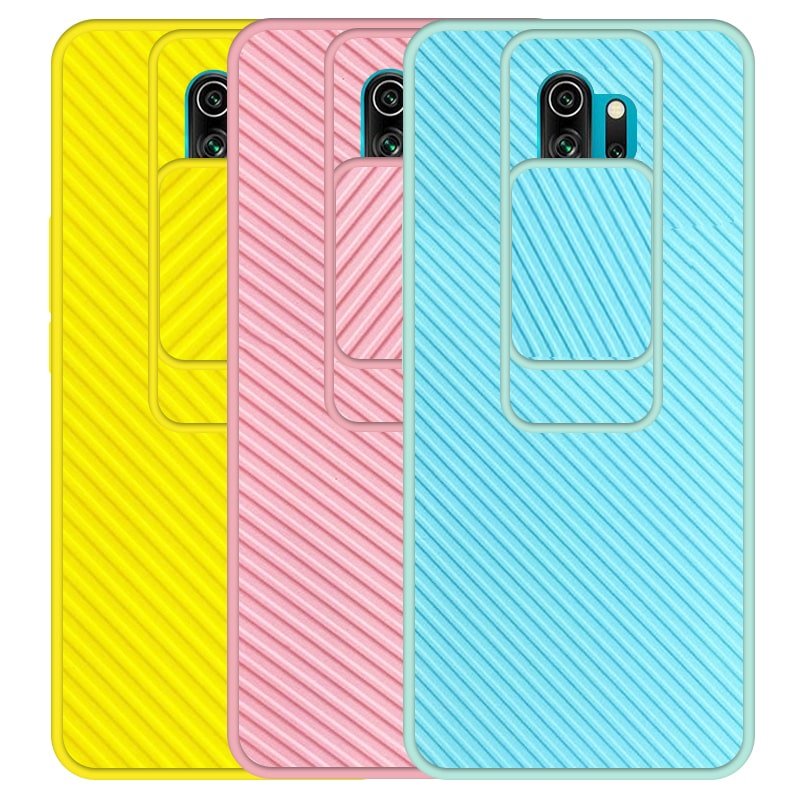 قاب و گارد محافظ مناسب برای گوشی Xiaomi Redmi Note 8 Pro مدل اسلاید کمرا طرح رنگی کشویی
