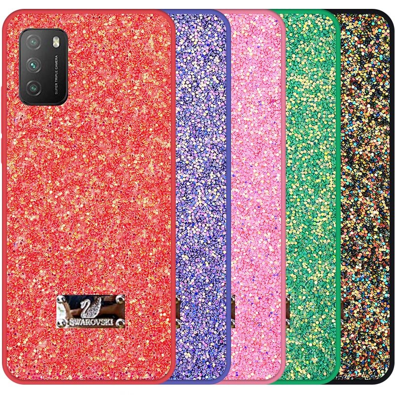 قاب سواروسکی دخترانه گوشی شیائومی Poco M3 مدل KDOO