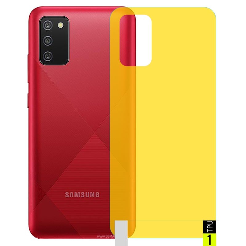برچسب نانو پشت گوشی Samsung Galaxy A02S مدل فول کاور شفاف آنتی شوک
