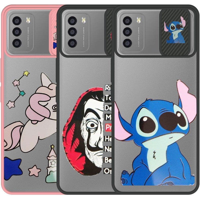 قاب طرحدار دخترانه و پسرانه مناسب برای گوشی Xiaomi POCO M3 / M3 Pro مدل ماکرو شیلد محافظ لنزدار فانتزی