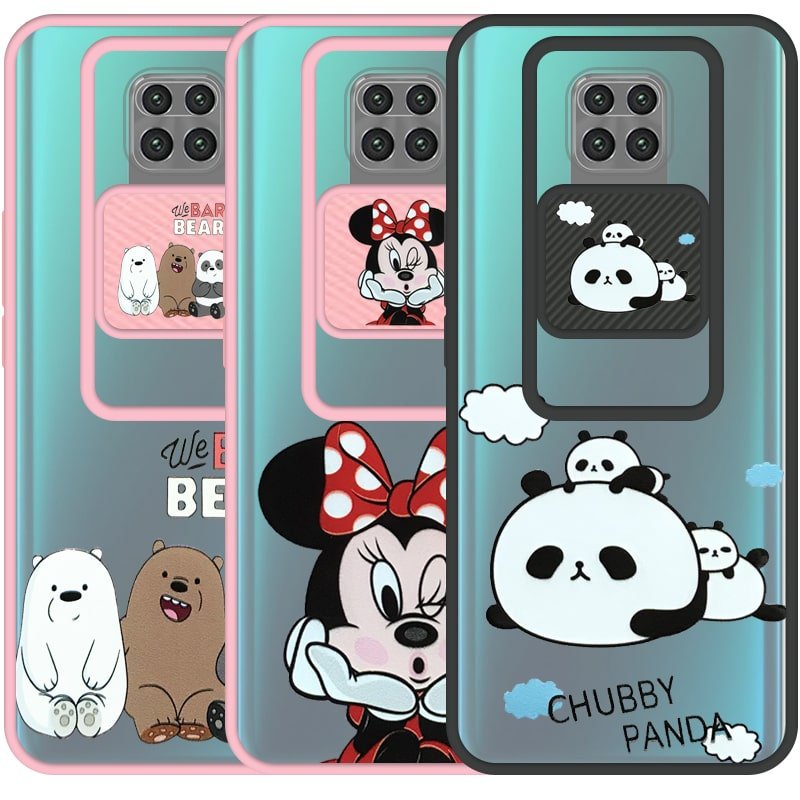 گارد طرحدار دخترانه عروسکی برای گوشی Xiaomi Redmi Note 9S / 9 Pro مدل ماکرو شیلد محافظ لنزدار فانتزی