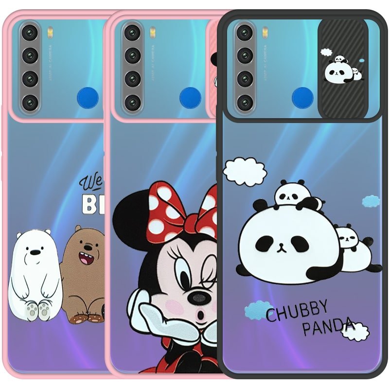 گارد طرحدار دخترانه عروسکی برای گوشی Xiaomi Redmi Note 8 مدل ماکرو شیلد محافظ لنزدار فانتزی