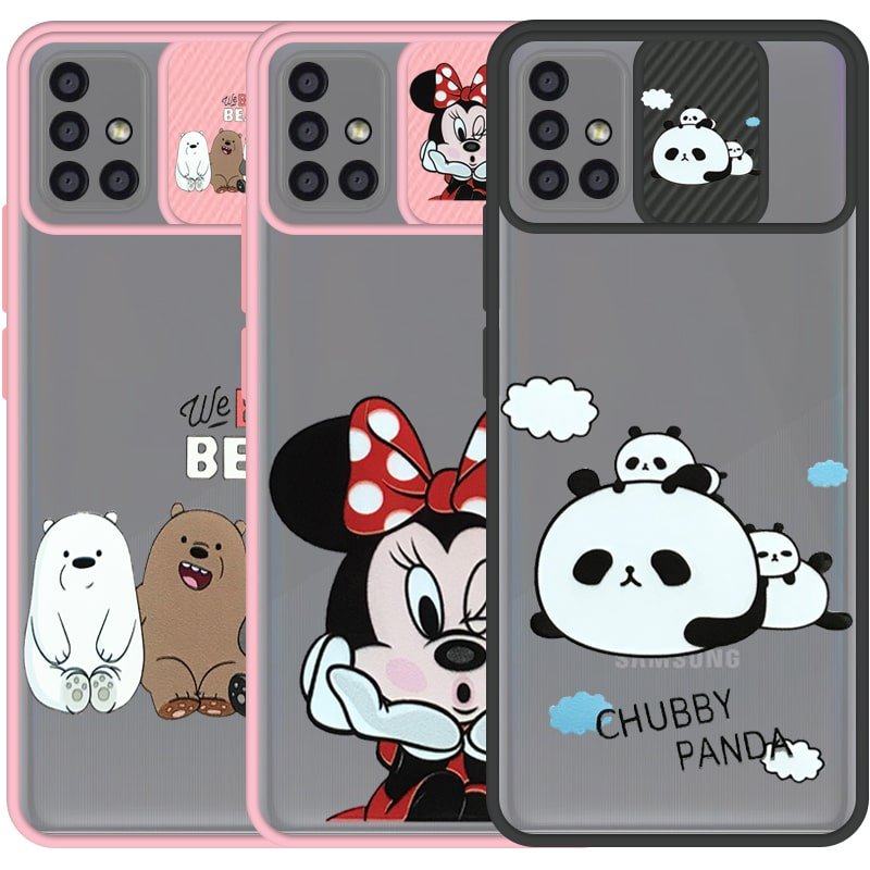 گارد طرحدار دخترانه عروسکی برای گوشی Samsung Galaxy A51 مدل ماکرو شیلد محافظ لنزدار فانتزی