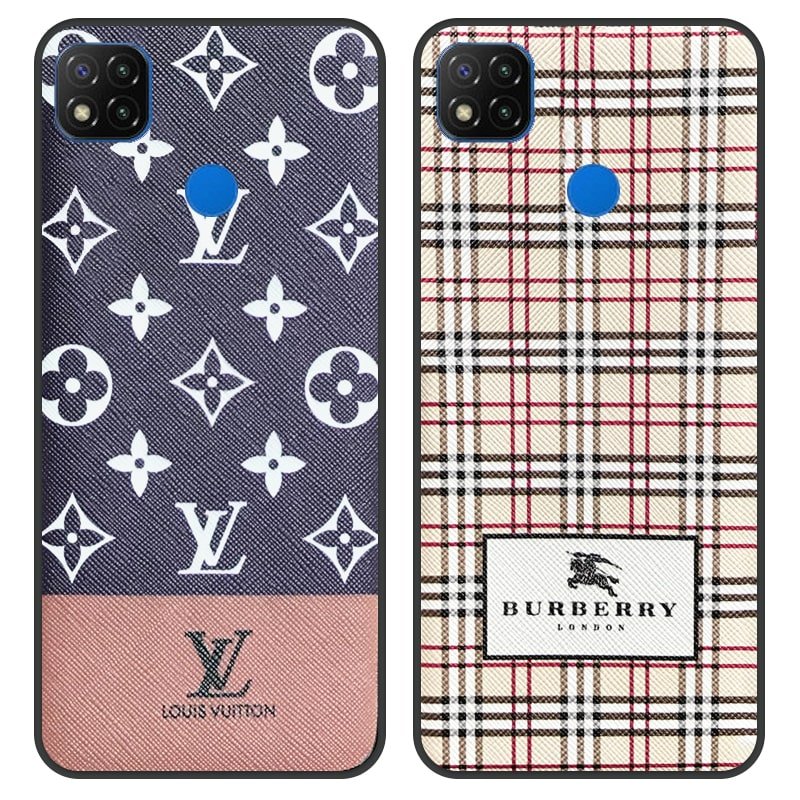 قاب چرم Luxury دیزاین مناسب برای گوشی Xiaomi Redmi 9C مدل طرحدار لاکچری زنانه و مردانه (مجهز به محافظ لنز یکدست با بدنه)