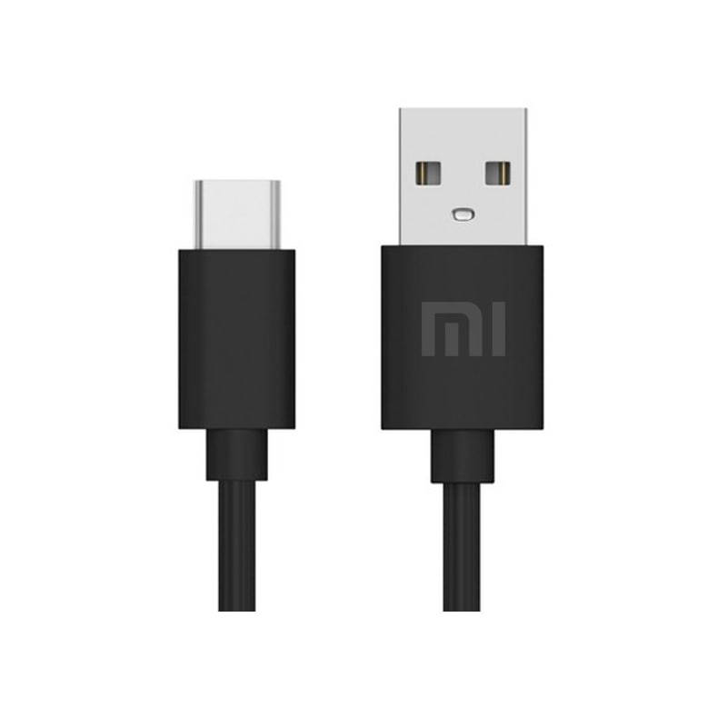 کابل تایپ سی فست شارژ و دیتا سریع 2 آمپری MI TYPE-C 2A 120cm مدل روکش تی پی یو و سری پی سی به طول 1.2 متر