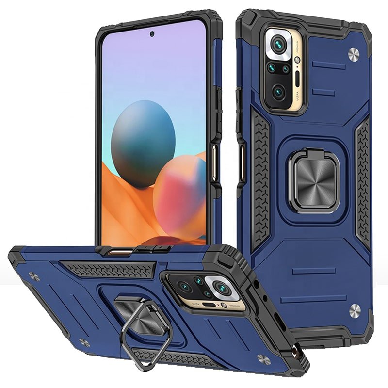 قاب اورجینال گوشی مناسب برای Xiaomi Redmi Note 10 Pro / 10 Pro Max (2021) طرح دیفندر آرمور به همراه رینگ استند مگنتی مدل Ranger Phone