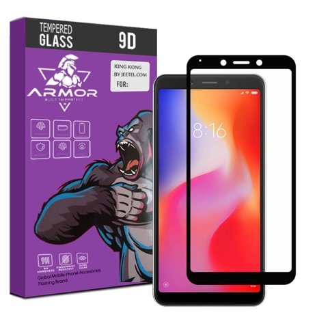 گلس تمام صفحه مناسب برای گوشی Xiaomi Redmi 6