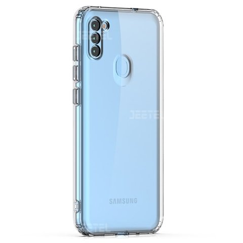 قاب گوشی Samsung Galaxy A11 مدل ژله ای طلقی محافظ لنزدار