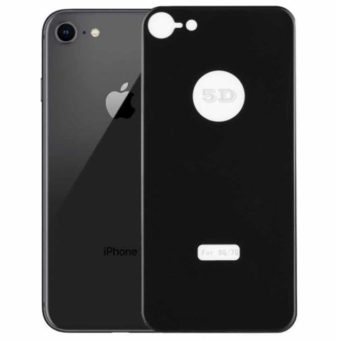 گلس محافظ پشت شیشه ای اورجینال مناسب برای گوشی IPHONE 7/8 مدل براق فول چسب و فول کاور