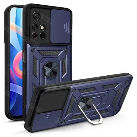 قاب کشویی بتمنی مدل آهنربایی هولدردار برای گوشی Xiaomi Redmi 10 / Redmi 10 Prime طرح اسلاید آرمور