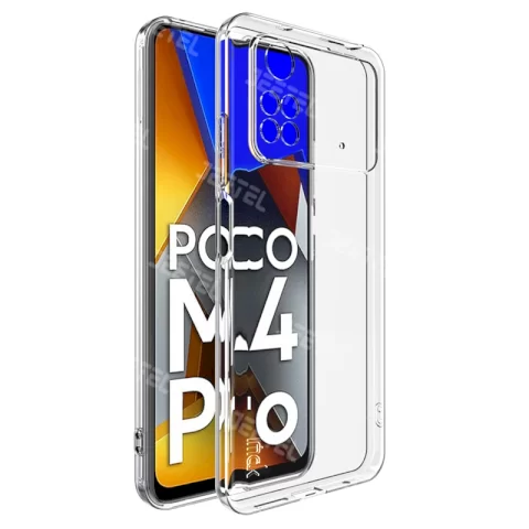 قاب شفاف Xiaomi Poco M4 Pro 4G مدل ژله ای طلقی محافظ لنزدار