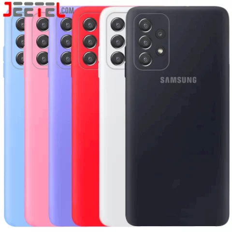 کاور سیلیکونی تک رنگ اورجینال Samsung Galaxy A53 مدل پاک کنی اصل (متریال ویتنام)