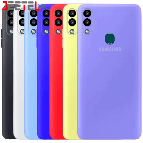 کاور سیلیکونی تک رنگ اورجینال Samsung Galaxy A20 / A30 مدل پاک کنی اصل (متریال ویتنام)