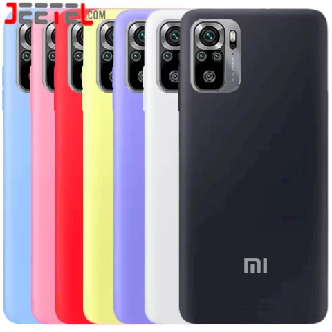 کاور سیلیکونی تک رنگ اورجینال  (Xiaomi (Redmi Note 10 4G / 10S / POCO M5S مدل پاک کنی اصل (متریال ویتنام)