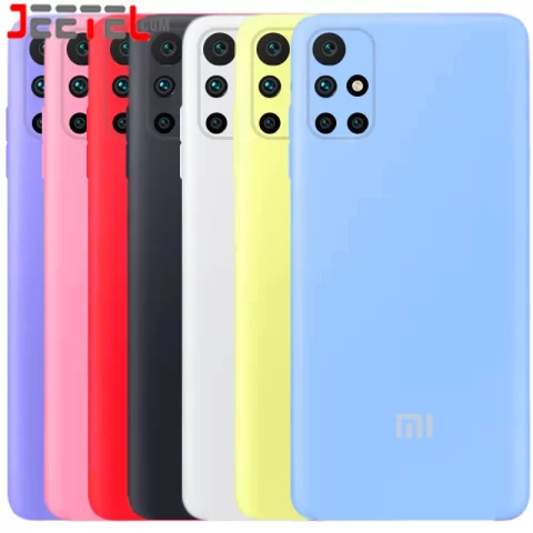 کاور سیلیکونی تک رنگ اورجینال Xiaomi Redmi 10 / Redmi 10 Prime 2022 مدل پاک کنی اصل (متریال ویتنام)