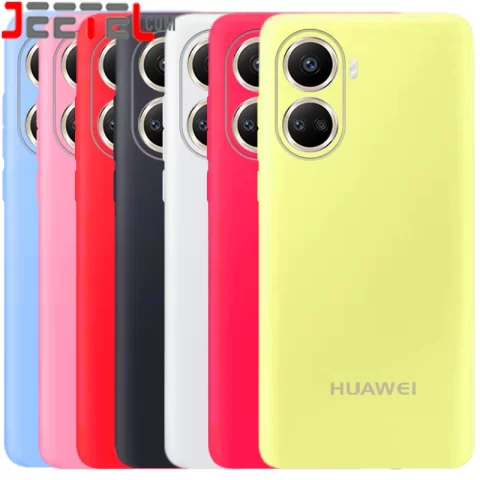 کاور سیلیکونی تک رنگ اورجینال Huawei Nova 10 SE مدل پاک کنی اصل