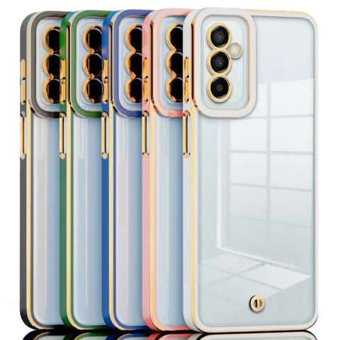 قاب اورجینال الکتروپلیتینگ Samsung Galaxy A13 5G مدل دور طلایی اسپیس