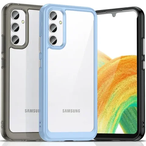 قاب شفاف دوررنگی گوشی سامسونگ Samsung Galaxy A34