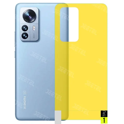 برچسب نانو پشت گوشی Xiaomi 12 Pro مدل فول کاور شفاف آنتی شوک