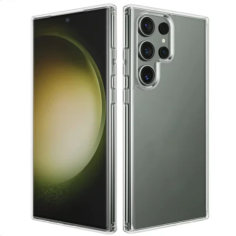 کاور شفاف اورجینال برای گوشی Samsung Galaxy S23 Ultra مدل دکمه فلزی از برند Berlia