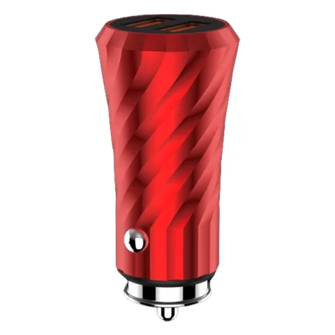 شارژر فندکی خودرو مدل دو پورت فست شارژ QC3.0 ال وای زد LYZ LZ05