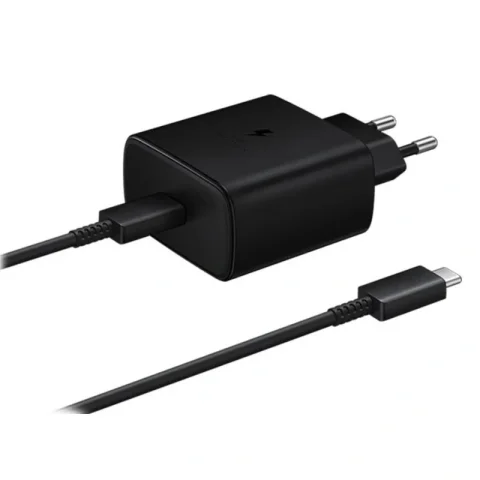 آداپتور توربو فست شارژ 45 وات سامسونگ (به همراه کابل USB-C)