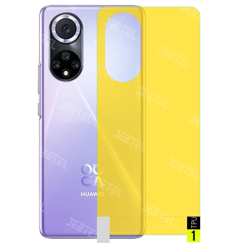 برچسب نانو پشت گوشی Huawei Nova 9 مدل فول کاور شفاف آنتی شوک