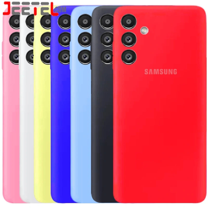 کاور سیلیکونی رنگی اورجینال Samsung Galaxy A15 مدل پاک کنی اصل (ساخت ویتنام)