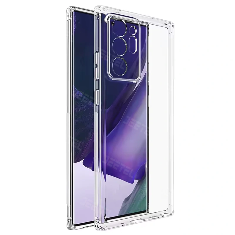 گارد شفاف برای گوشی Samsung Galaxy Note 20 Ultra مدل ژله ای محافظ لنزدار