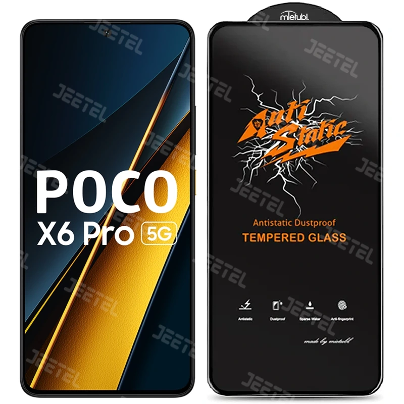 محافظ صفحه نمایش گوشی Xiaomi Poco X6 Pro آنتی استاتیک اورجینال (Mietubl)