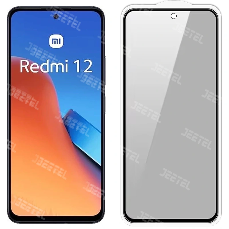 گلس پرایوسی فیلم گوشی شیائومی Xiaomi Redmi 12 (28 درجه اورجینال)