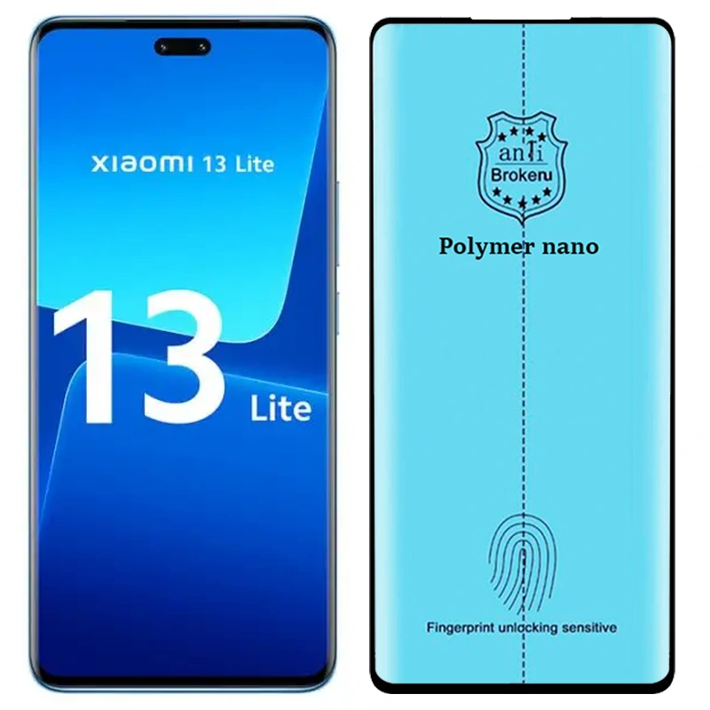 برچسب محافظ صفحه PMMA مناسب برای گوشی Xiaomi 13 Lite مدل پلیمر نانو