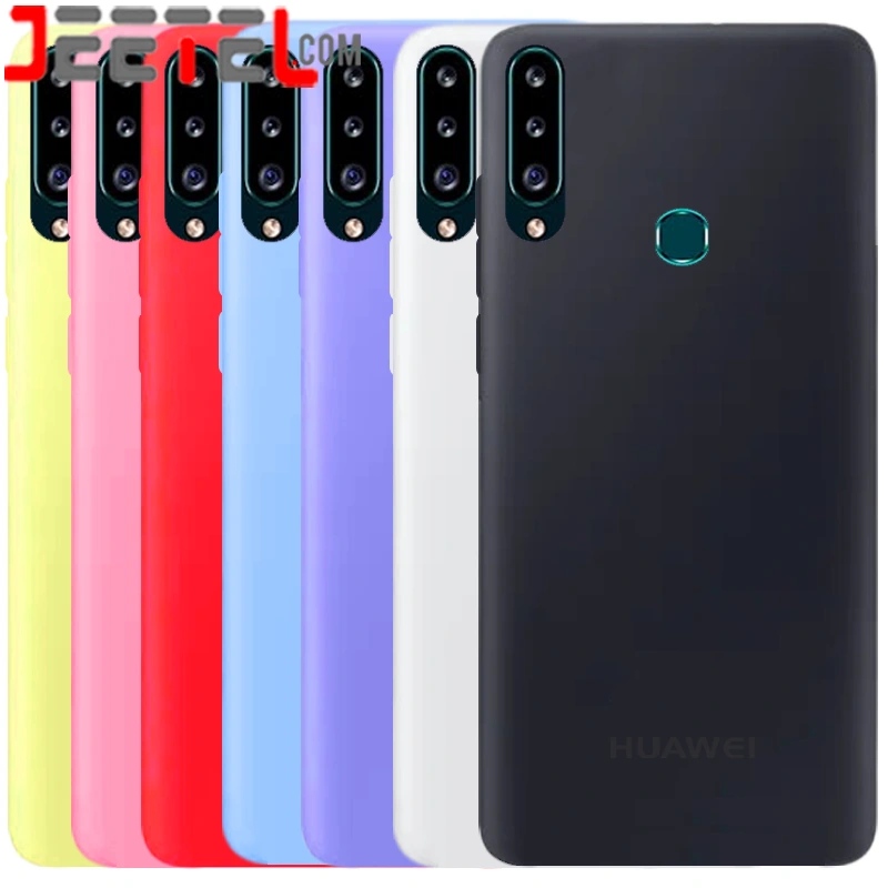 کاور سیلیکونی تک رنگ اورجینال Huawei Y6P مدل پاک کنی اصل (متریال ویتنام)