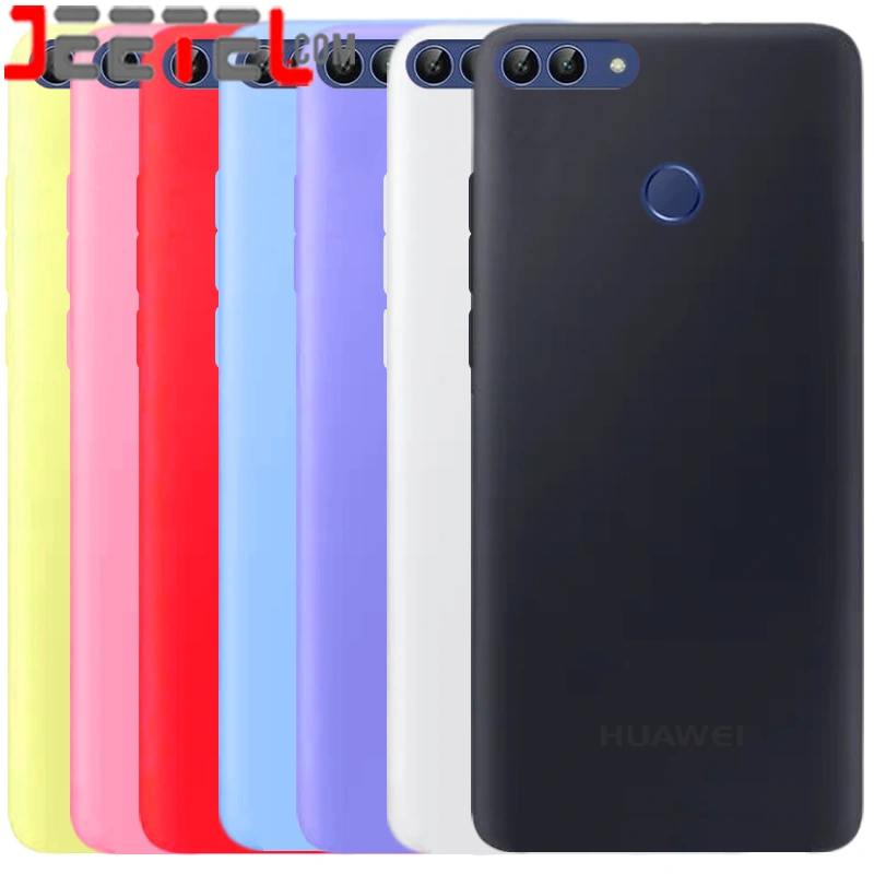 کاور سیلیکونی تک رنگ اورجینال Huawei P Smsrt 2018 مدل پاک کنی اصل (متریال ویتنام)